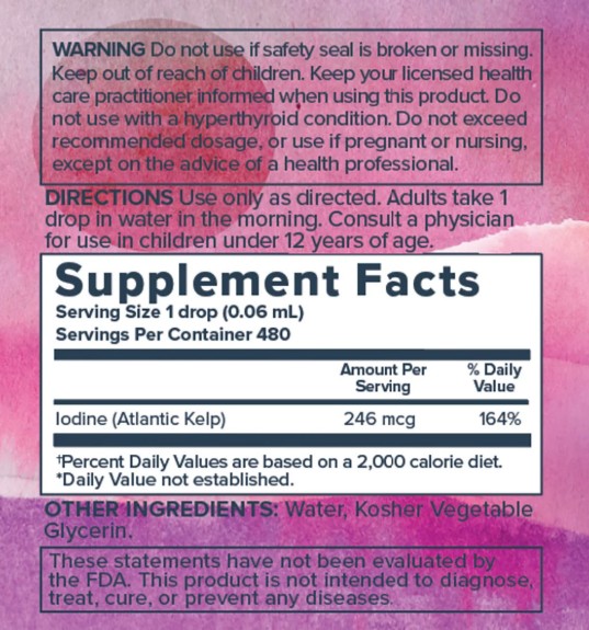 Nascent Colloidal Iodine
